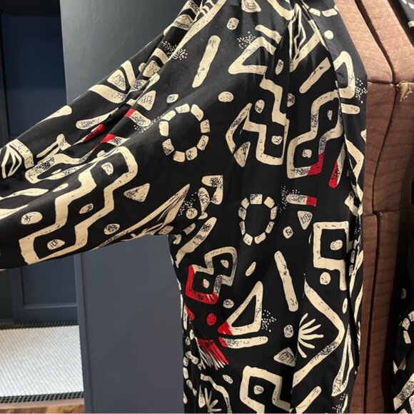 Vintage 1980's Forenza Oversized Longline Duster Jacket Kimono Topper - Picture 8 of 15